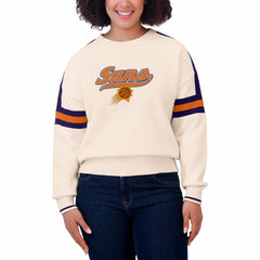 Phoenix Suns WEAR by Erin Andrews Women's Stripe Pullover Sweater
