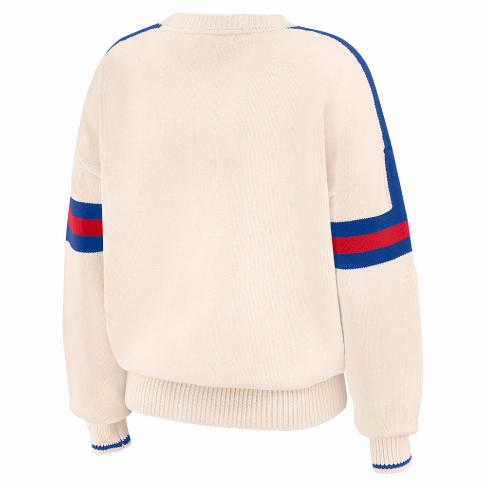 Philadelphia 76ers WEAR by Erin Andrews Women's Stripe Pullover Sweater