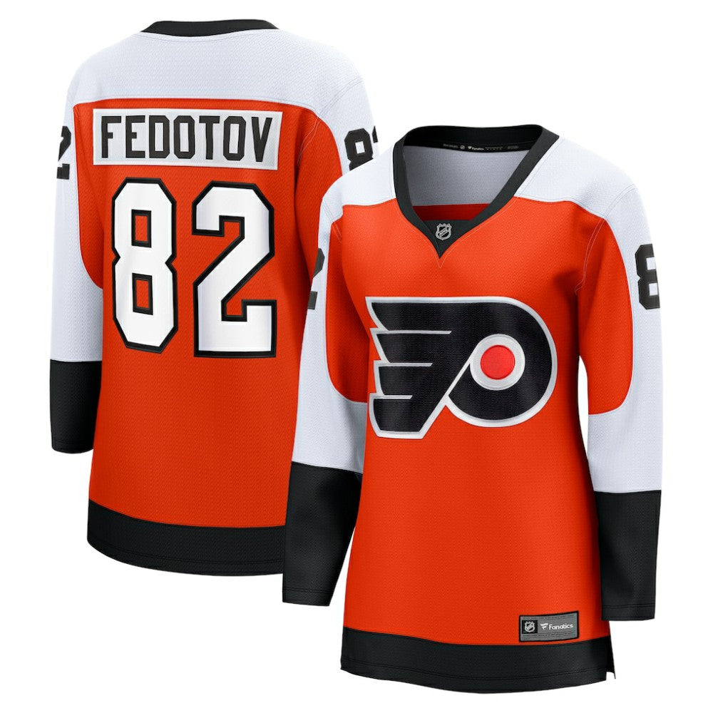 NHL Ivan Fedotov Philadelphia Flyers Fanatics Women's Home Premier Breakaway Player Jersey Breakaway Jersey