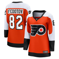 NHL Ivan Fedotov Philadelphia Flyers Fanatics Women's Home Premier Breakaway Player Jersey Breakaway Jersey