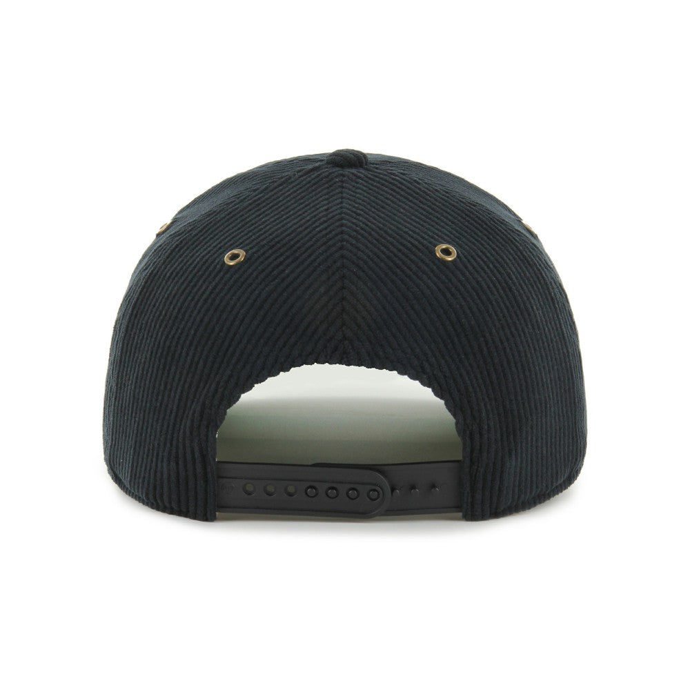 Black Miami Marlins '47 Laurus Corduroy Hitch Snapback Hat