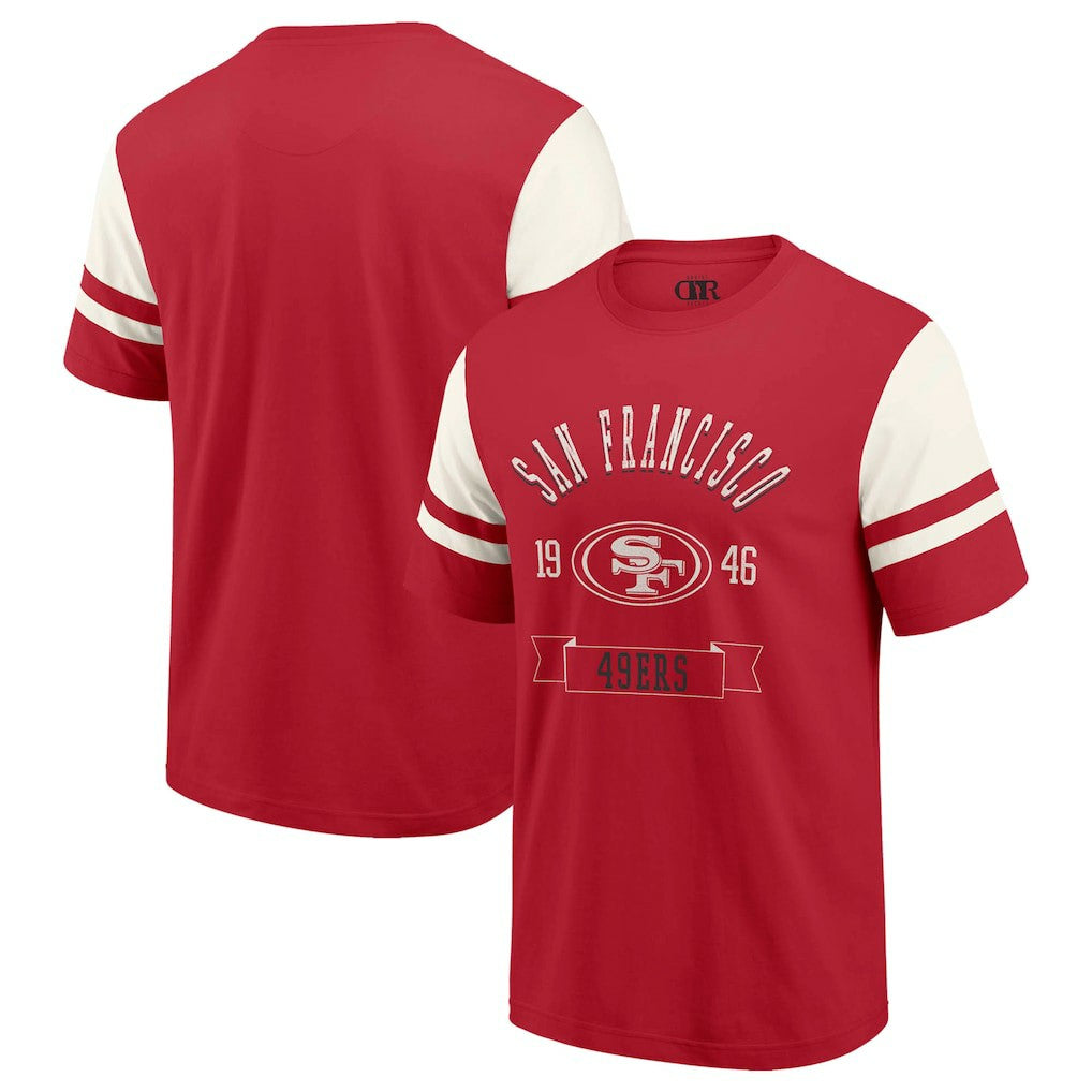 Darius Rucker Collection Football T-Shirt - San Francisco 49ers T-shirts