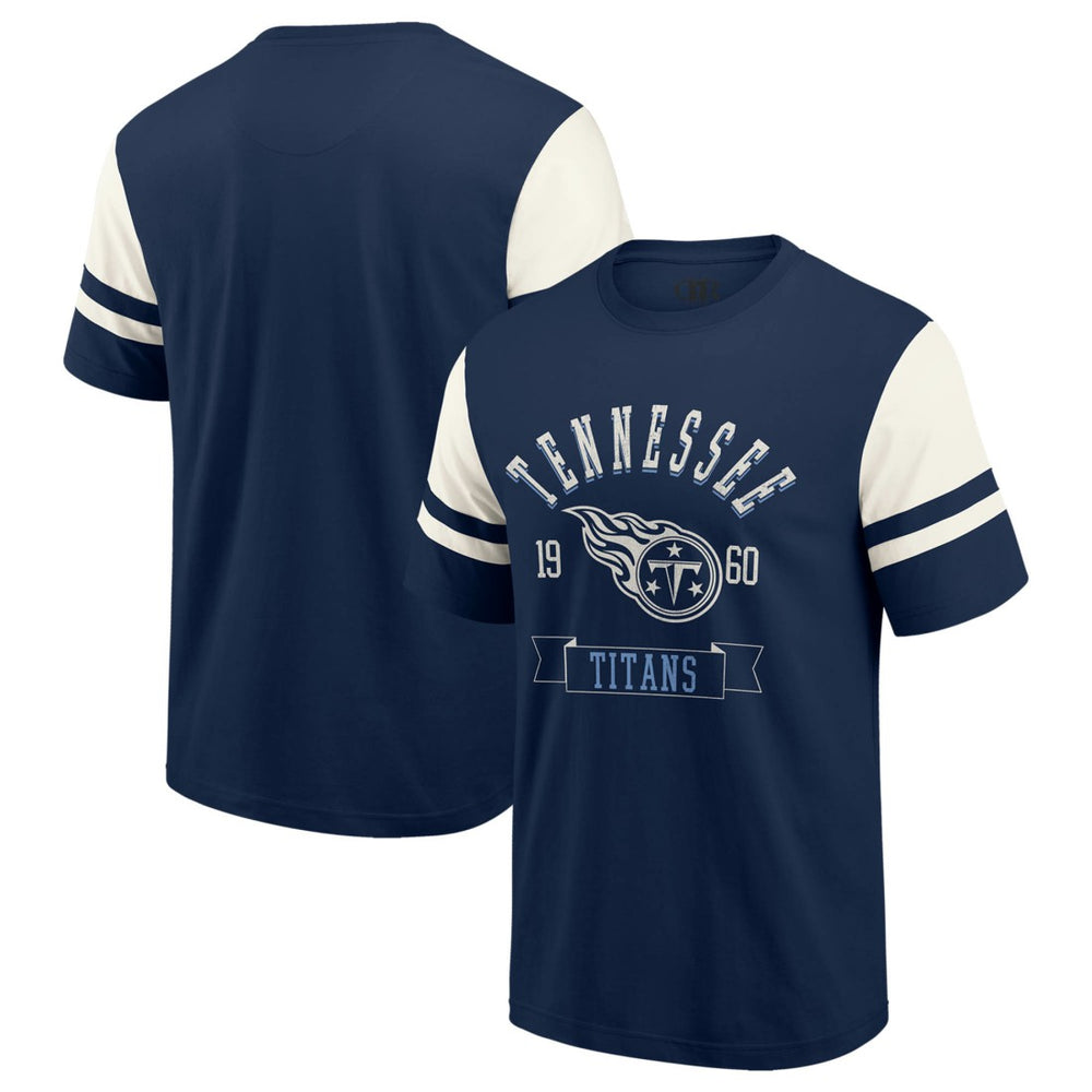 Darius Rucker Collection Football T-Shirt - Tennessee Titans T-shirts