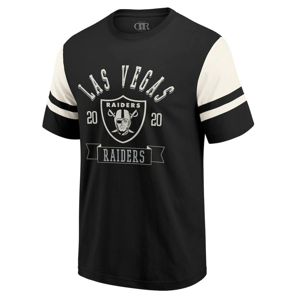 Darius Rucker Collection Football T-Shirt - Las Vegas Raiders T-shirts