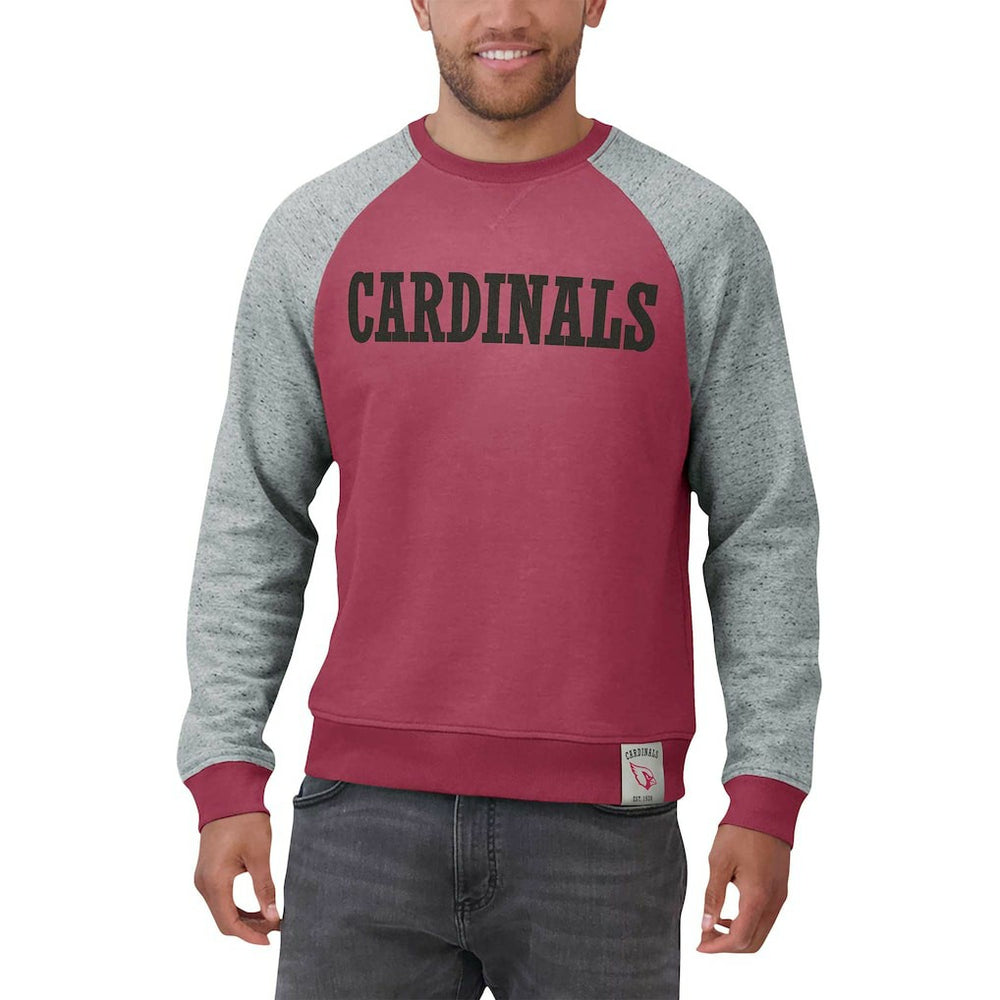 Darius Rucker Collection Colorblock Pullover Sweatshirt - Arizona Cardinals Pullover