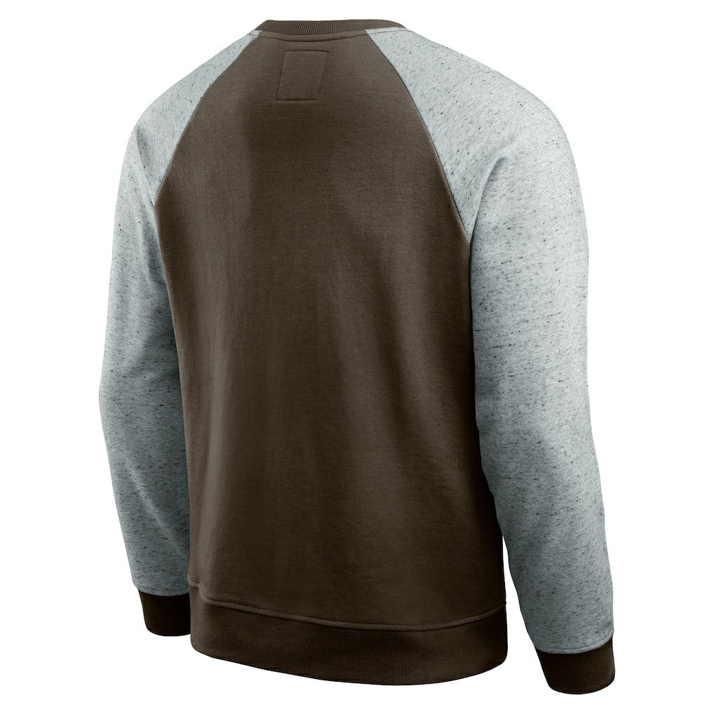 Darius Rucker Collection Colorblock Pullover Sweatshirt - Cleveland Browns Pullover