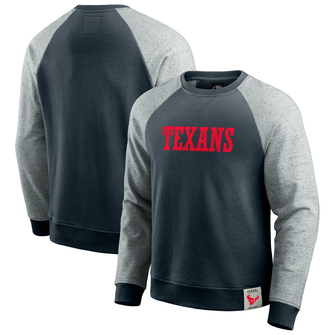 Darius Rucker Collection Colorblock Pullover Sweatshirt - Houston Texans Pullover