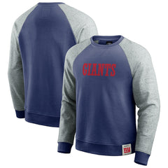 Darius Rucker Collection Colorblock Pullover Sweatshirt - New York Giants Pullover