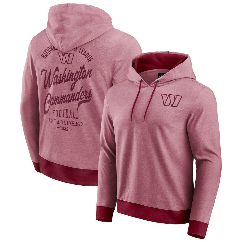 Darius Rucker Collection Tonal Knit Pullover Hoodie - Washington Commanders Hoodies