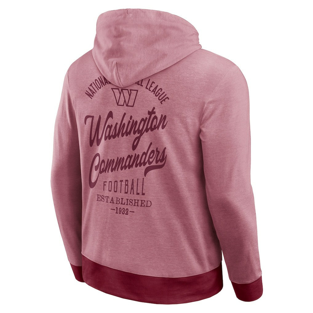 Darius Rucker Collection Tonal Knit Pullover Hoodie - Washington Commanders Hoodies