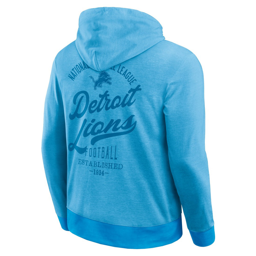 Darius Rucker Collection Tonal Knit Pullover Hoodie - Detroit Lions Hoodies