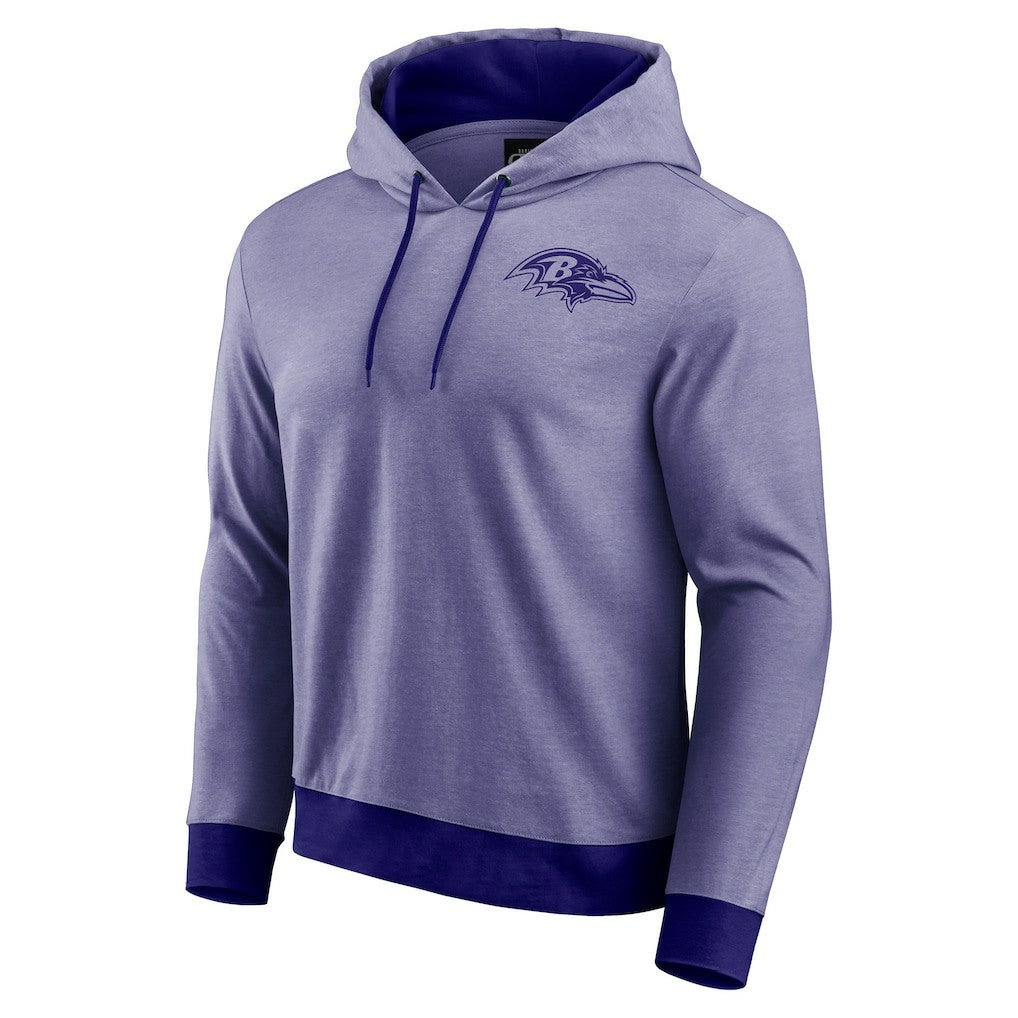 Darius Rucker Collection Tonal Knit Pullover Hoodie - Baltimore Ravens Hoodies