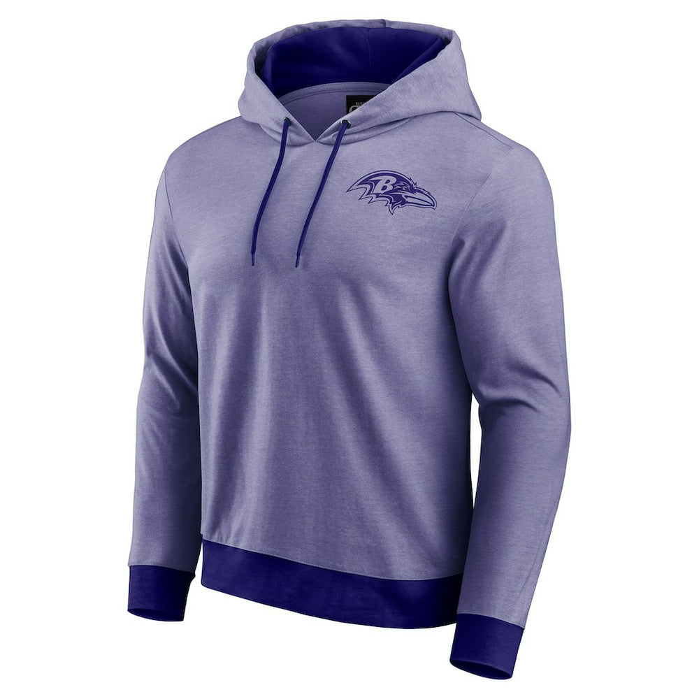 Darius Rucker Collection Tonal Knit Pullover Hoodie - Baltimore Ravens Hoodies
