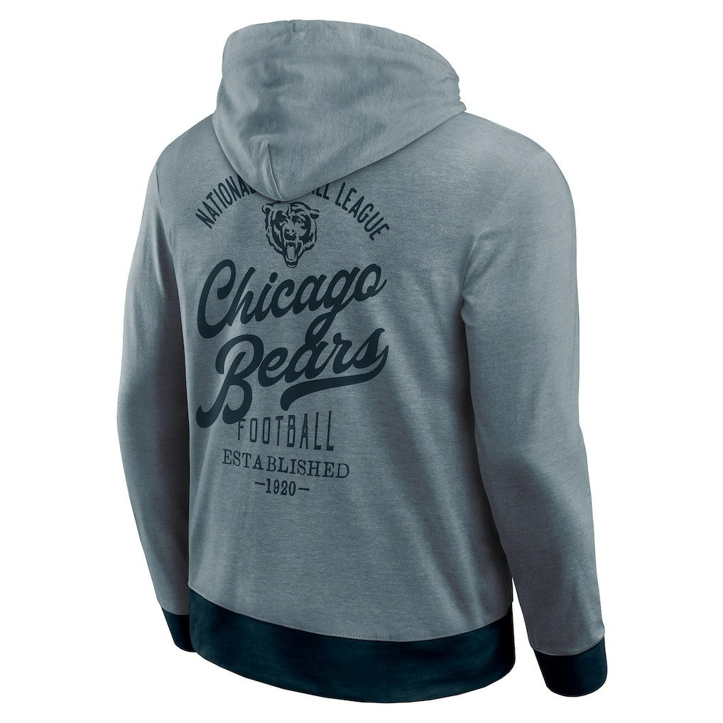 Darius Rucker Collection Tonal Knit Pullover Hoodie - Chicago Bears Hoodies