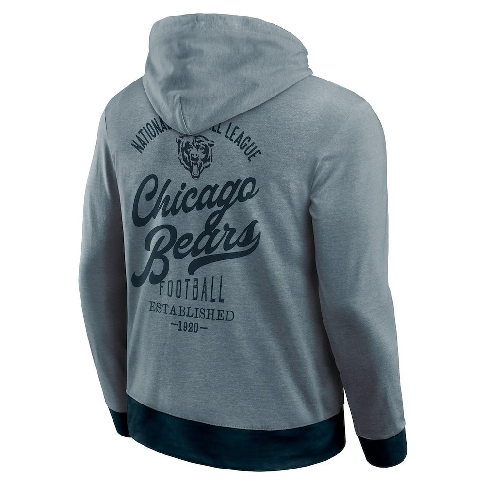 Darius Rucker Collection Tonal Knit Pullover Hoodie - Chicago Bears Hoodies