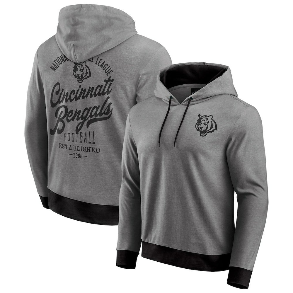 Darius Rucker Collection Tonal Knit Pullover Hoodie - Cincinnati Bengals Hoodies