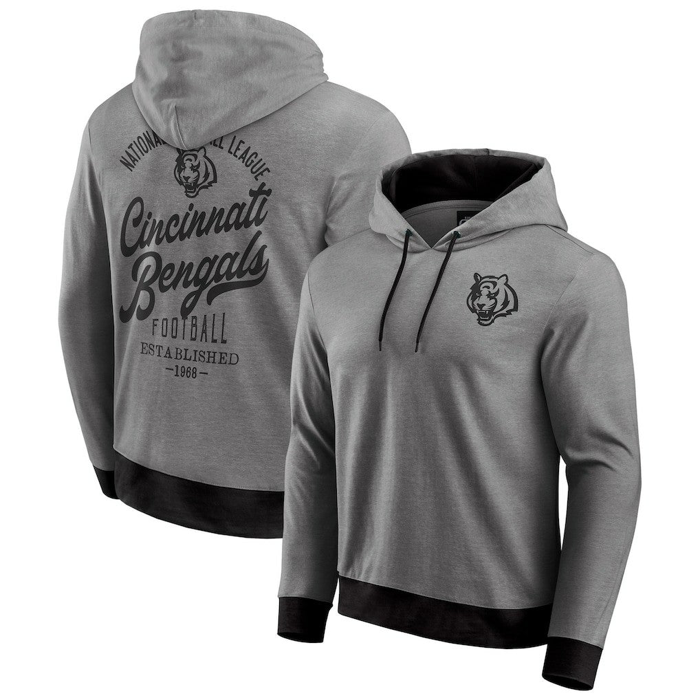 Darius Rucker Collection Tonal Knit Pullover Hoodie - Cincinnati Bengals Hoodies