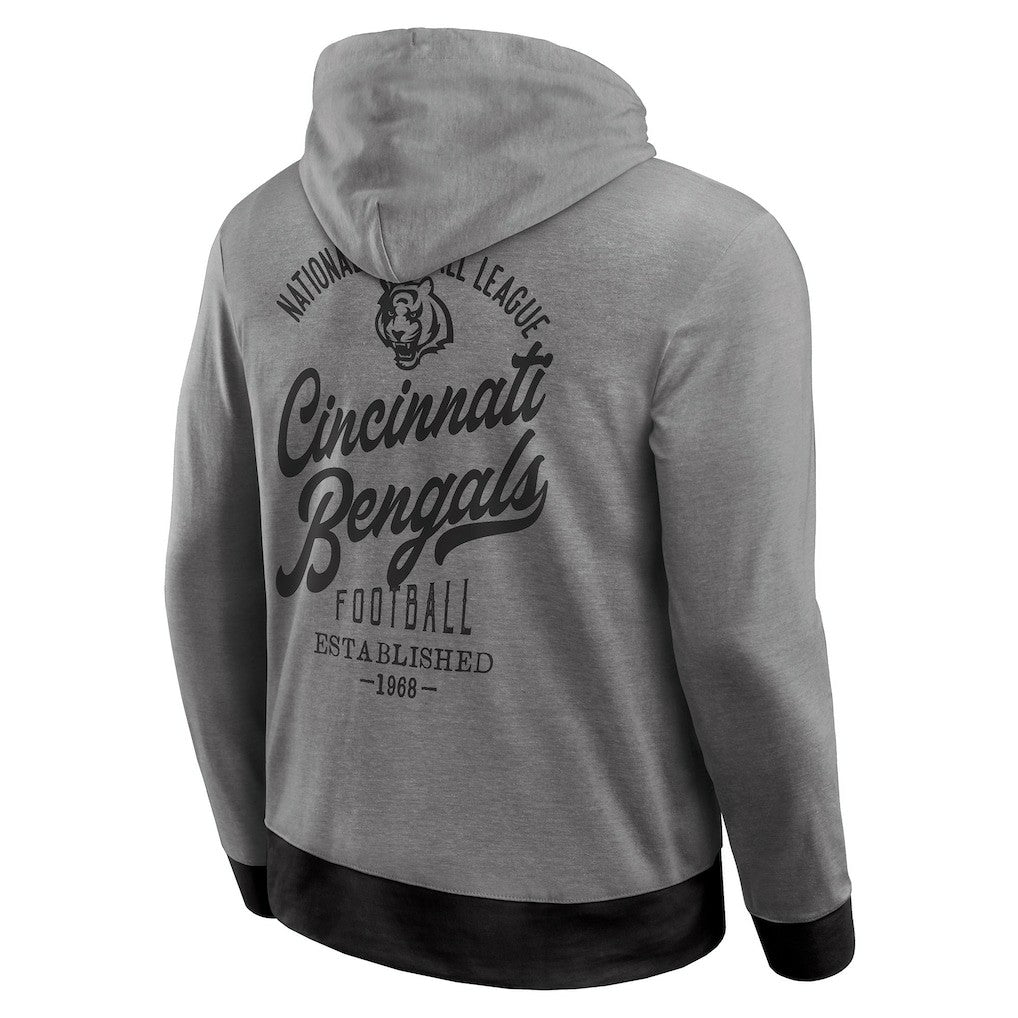 Darius Rucker Collection Tonal Knit Pullover Hoodie - Cincinnati Bengals Hoodies