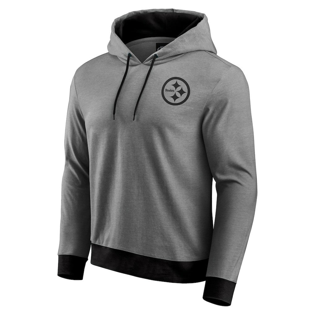 Darius Rucker Collection Tonal Knit Pullover Hoodie - Pittsburgh Steelers Hoodies
