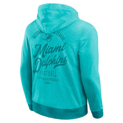 Darius Rucker Collection Tonal Knit Pullover Hoodie - Miami Dolphins Hoodies