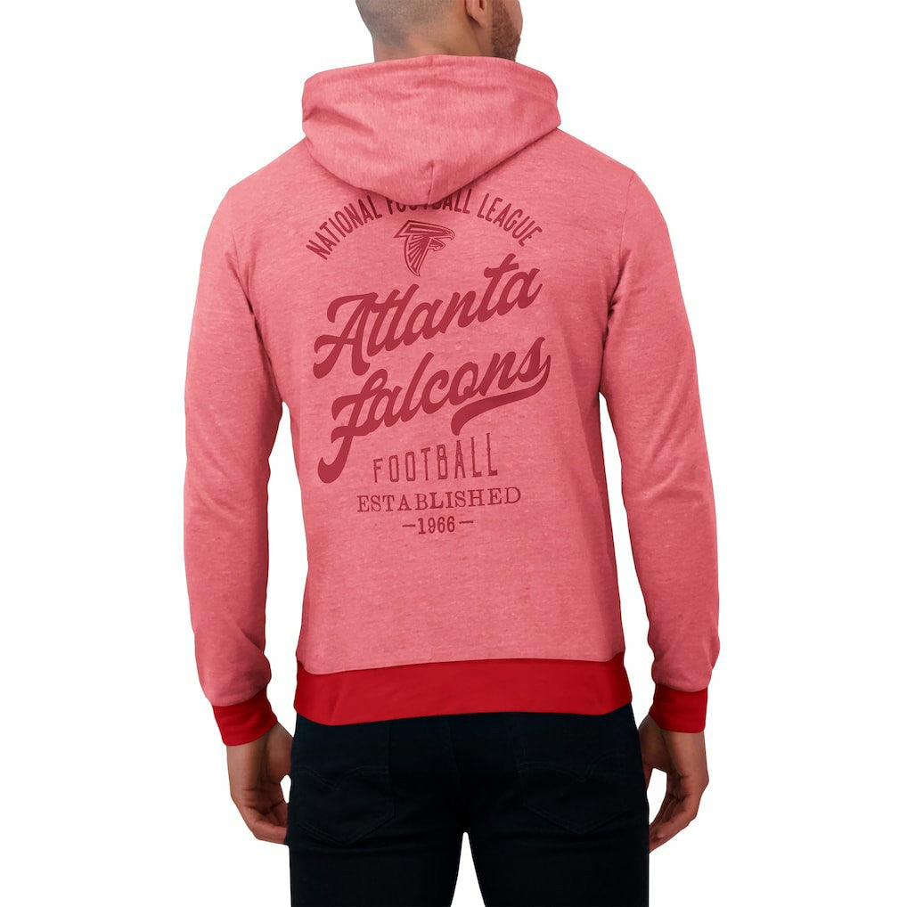 Darius Rucker Collection Tonal Knit Pullover Hoodie - Atlanta Falcons Hoodies