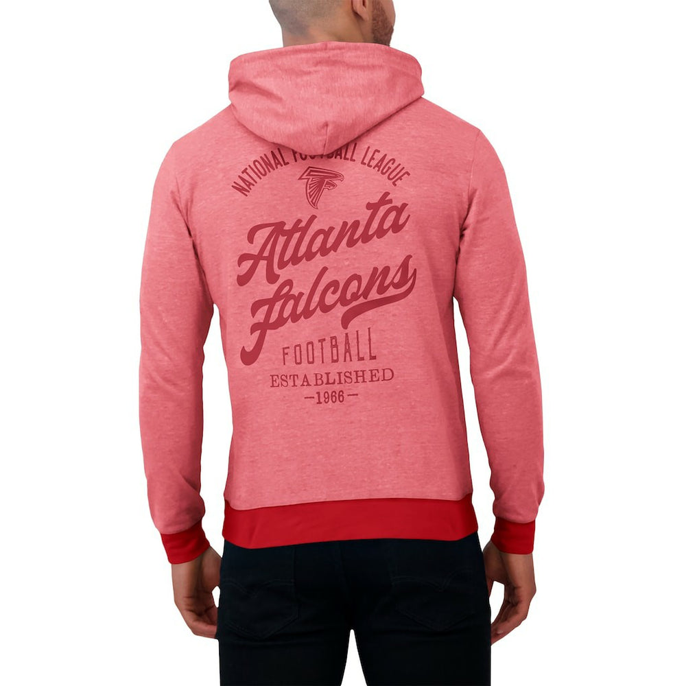 Darius Rucker Collection Tonal Knit Pullover Hoodie - Atlanta Falcons Hoodies