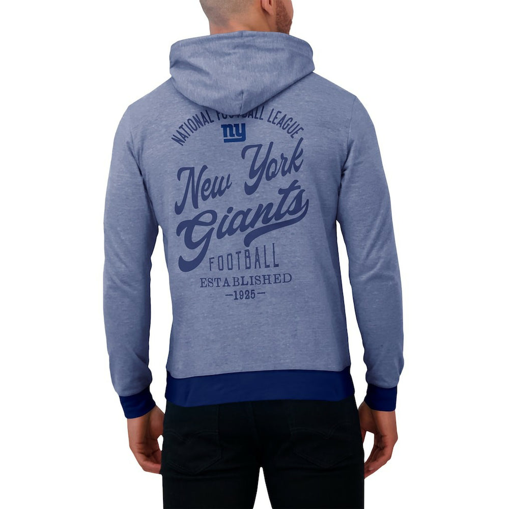 Darius Rucker Collection Tonal Knit Pullover Hoodie - New York Giants Hoodies