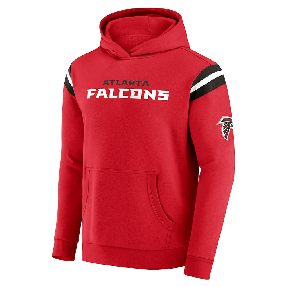 Darius Rucker Collection Football Washed Pullover Hoodie - Atlanta Falcons Hoodies