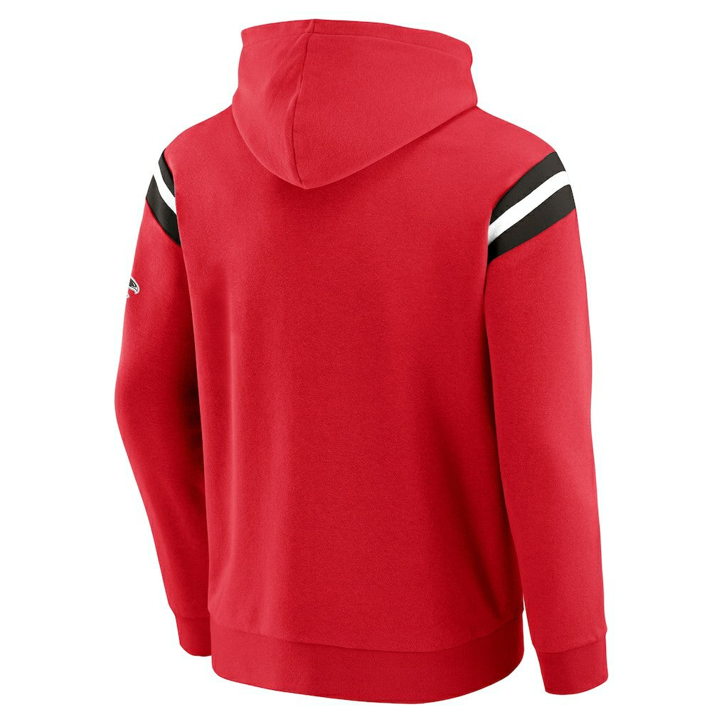 Darius Rucker Collection Football Washed Pullover Hoodie - Atlanta Falcons Hoodies