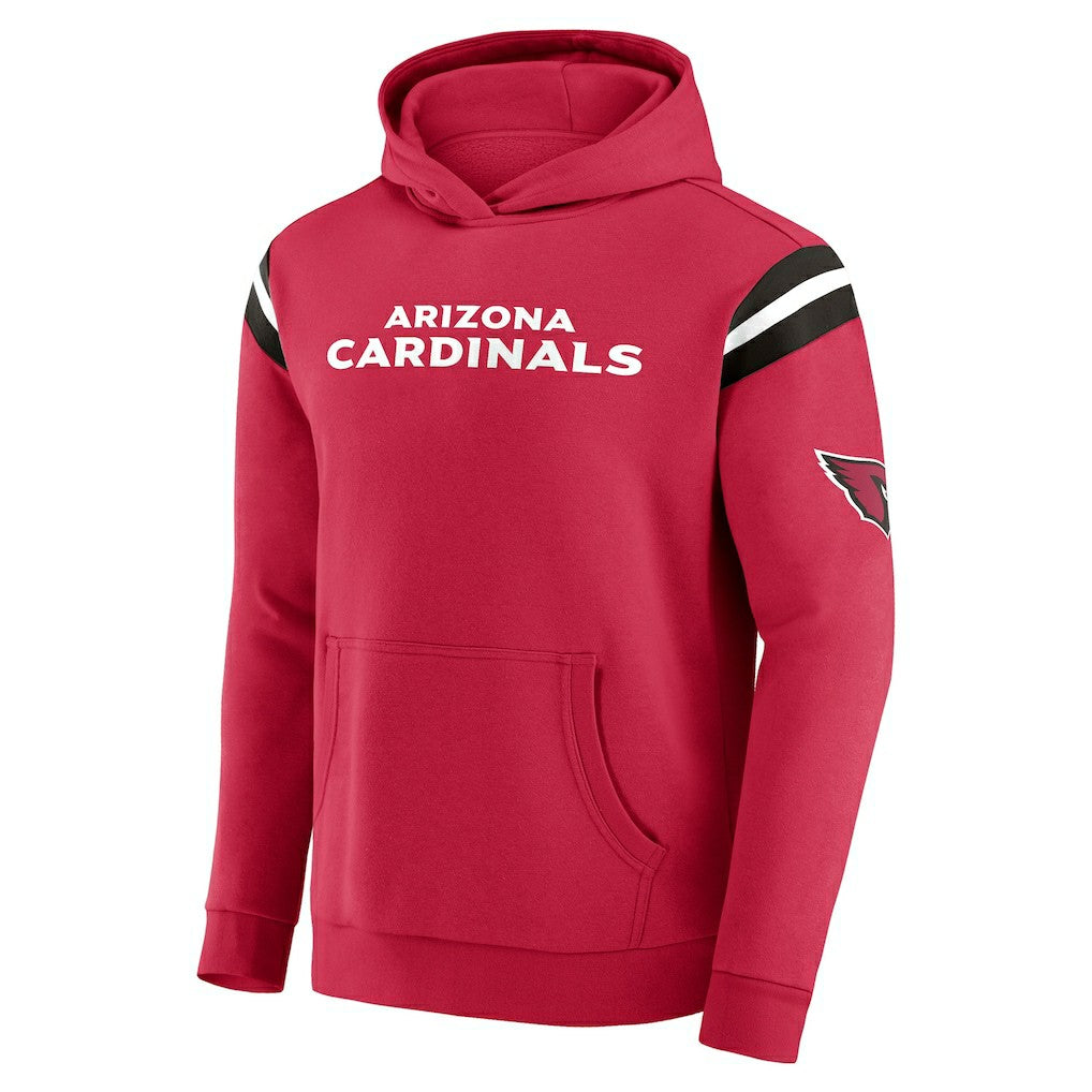 Darius Rucker Collection Football Washed Pullover Hoodie - Arizona Cardinals Hoodies
