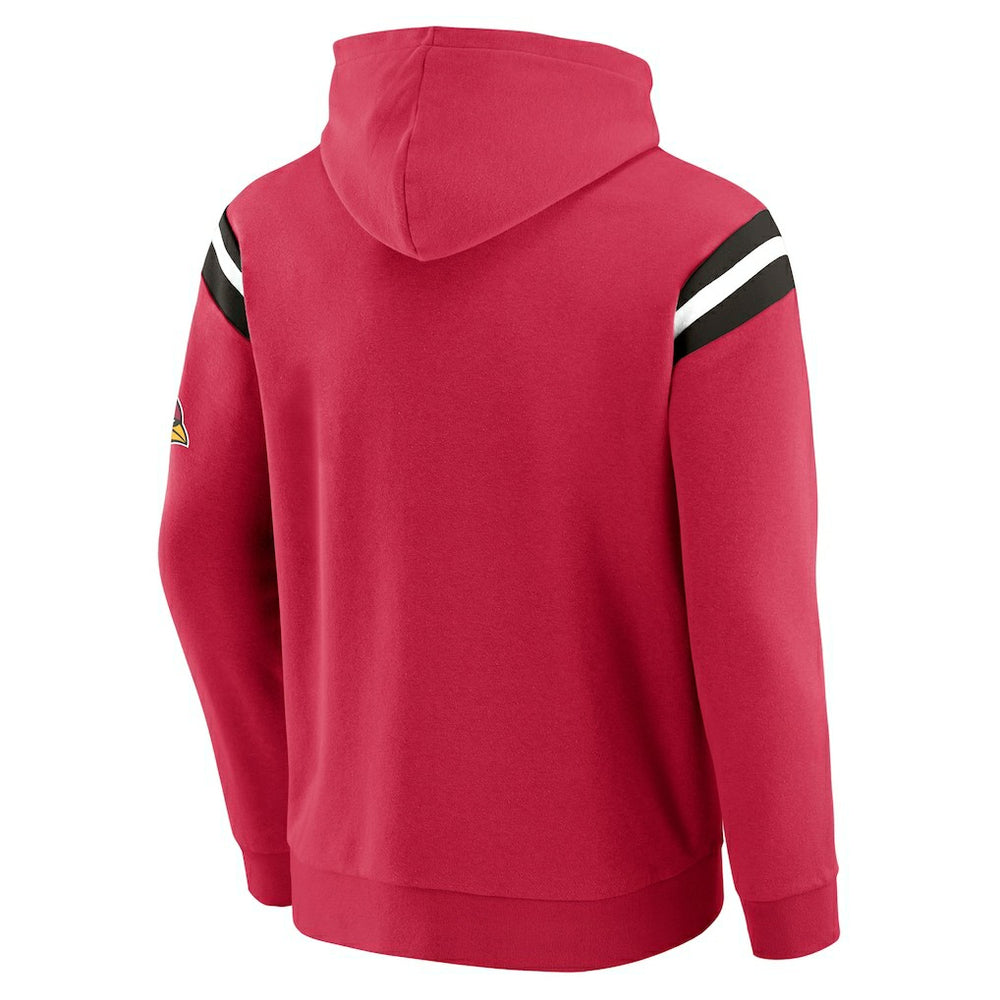 Darius Rucker Collection Football Washed Pullover Hoodie - Arizona Cardinals Hoodies