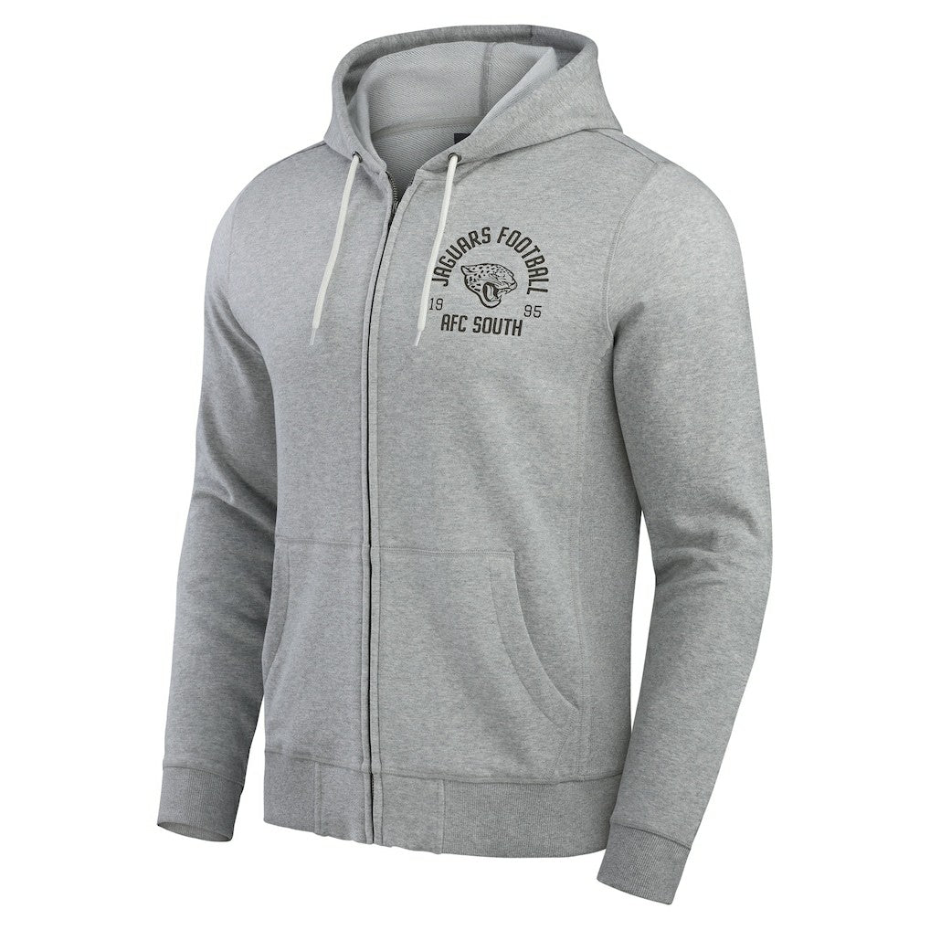 Darius Rucker Collection Vintage Stripe Full-Zip Hoodie - Jacksonville Jaguars Hoodies