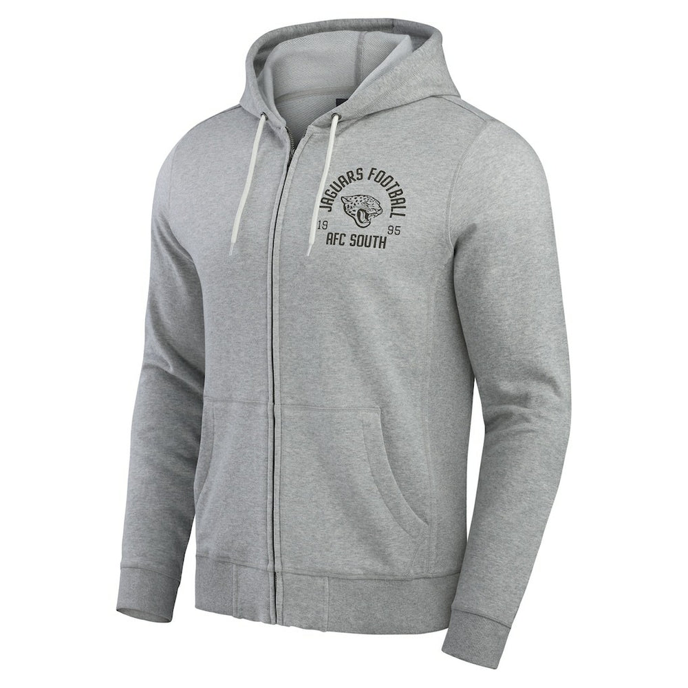 Darius Rucker Collection Vintage Stripe Full-Zip Hoodie - Jacksonville Jaguars Hoodies