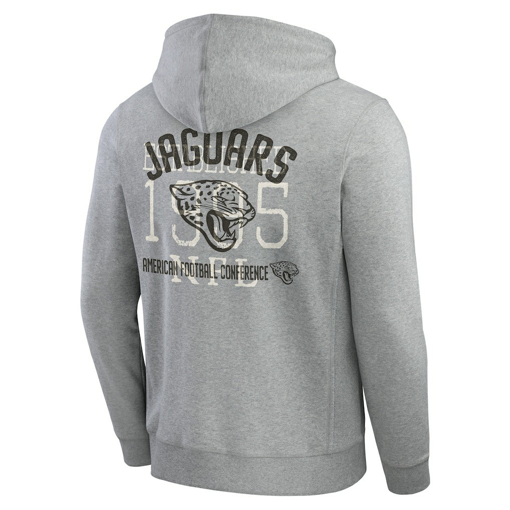 Darius Rucker Collection Vintage Stripe Full-Zip Hoodie - Jacksonville Jaguars Hoodies