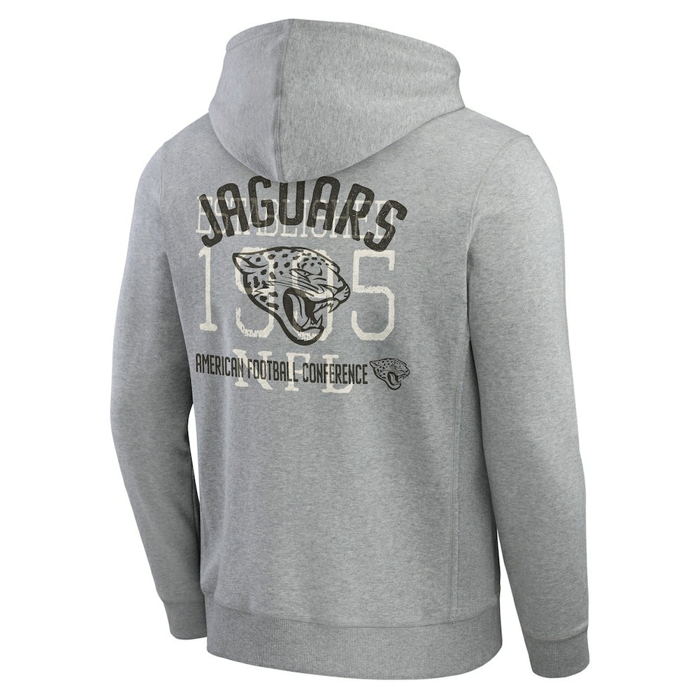Darius Rucker Collection Vintage Stripe Full-Zip Hoodie - Jacksonville Jaguars Hoodies