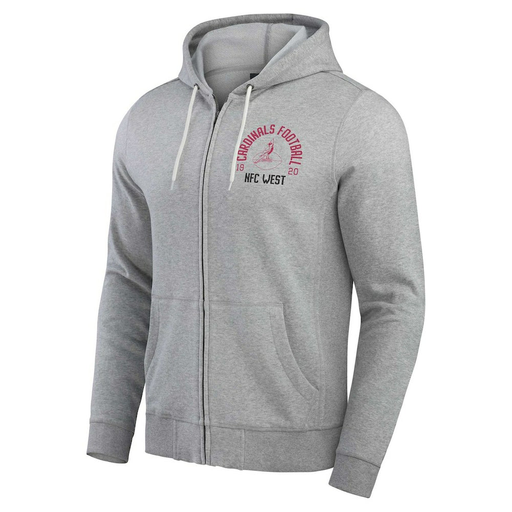 Darius Rucker Collection Vintage Stripe Full-Zip Hoodie - Arizona Cardinals Hoodies