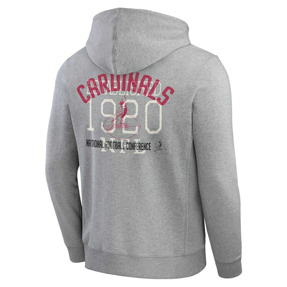Darius Rucker Collection Vintage Stripe Full-Zip Hoodie - Arizona Cardinals Hoodies