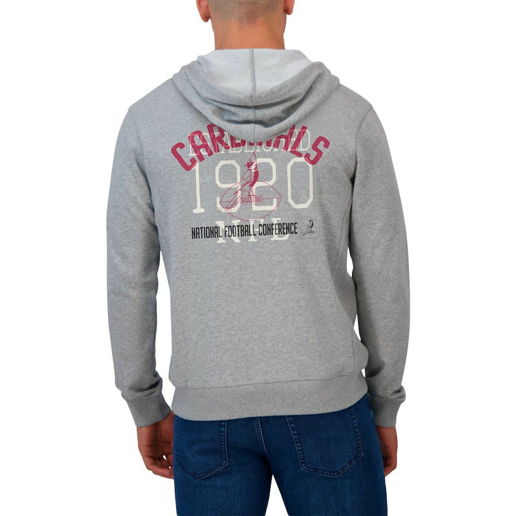 Darius Rucker Collection Vintage Stripe Full-Zip Hoodie - Arizona Cardinals Hoodies