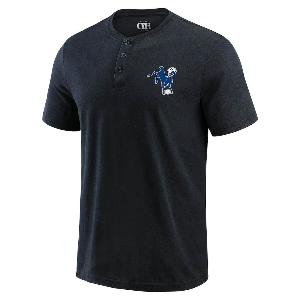 Darius Rucker Collection Washed Henley T-Shirt - Indianapolis Colts T-shirts