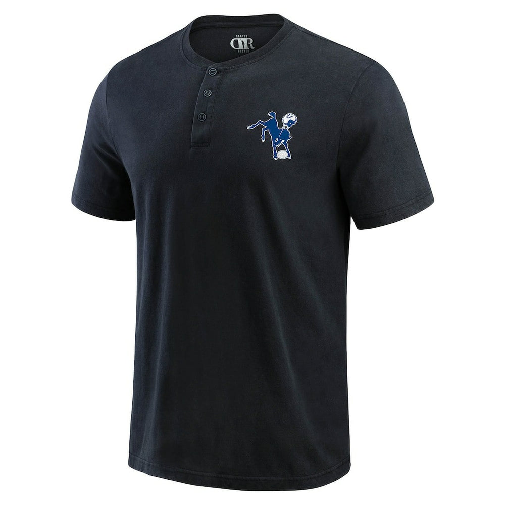 Darius Rucker Collection Washed Henley T-Shirt - Indianapolis Colts T-shirts