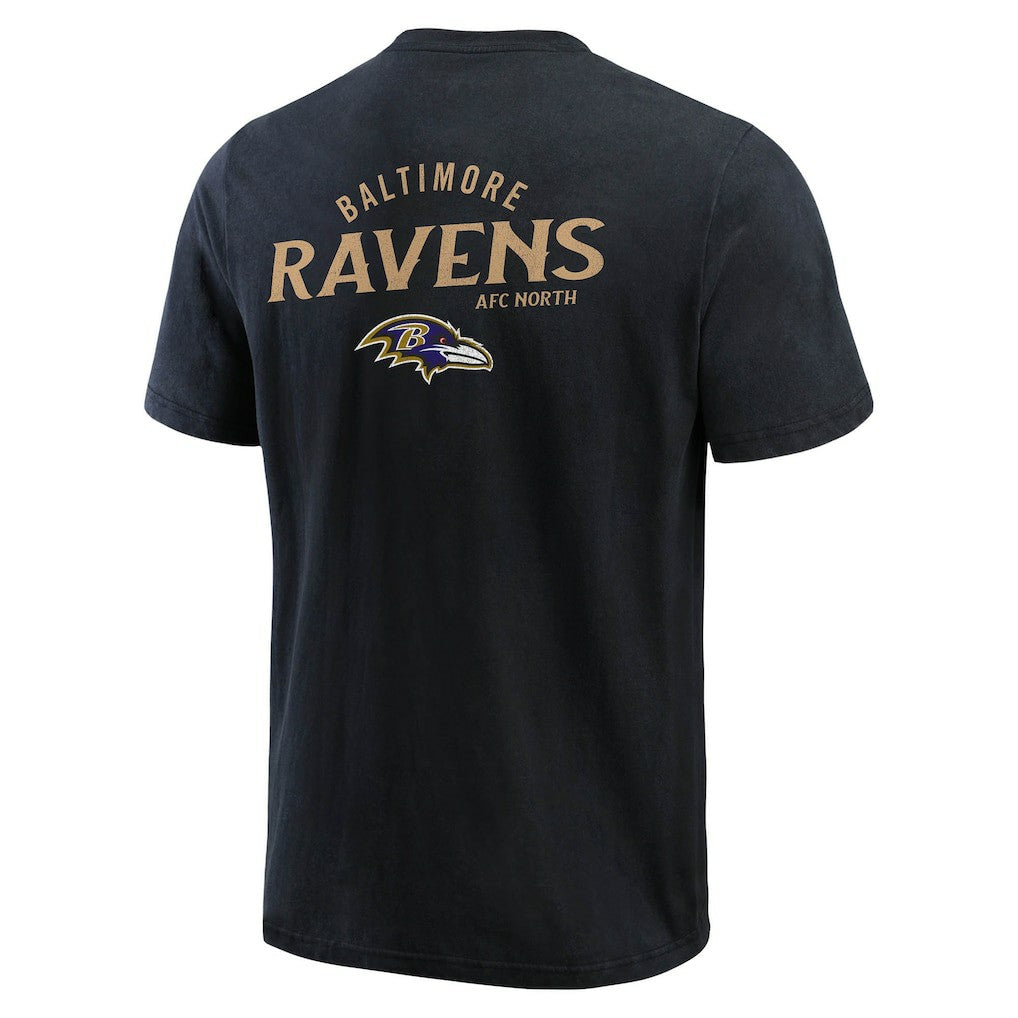 Darius Rucker Collection Washed Henley T-Shirt - Baltimore Ravens T-shirts