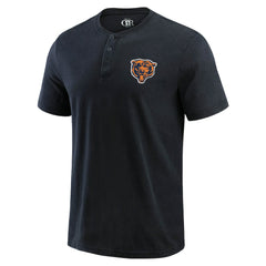 Darius Rucker Collection Washed Henley T-Shirt - Chicago Bears T-shirts