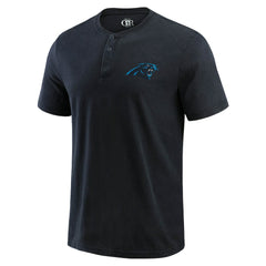 Darius Rucker Collection Washed Henley T-Shirt - Carolina Panthers T-shirts