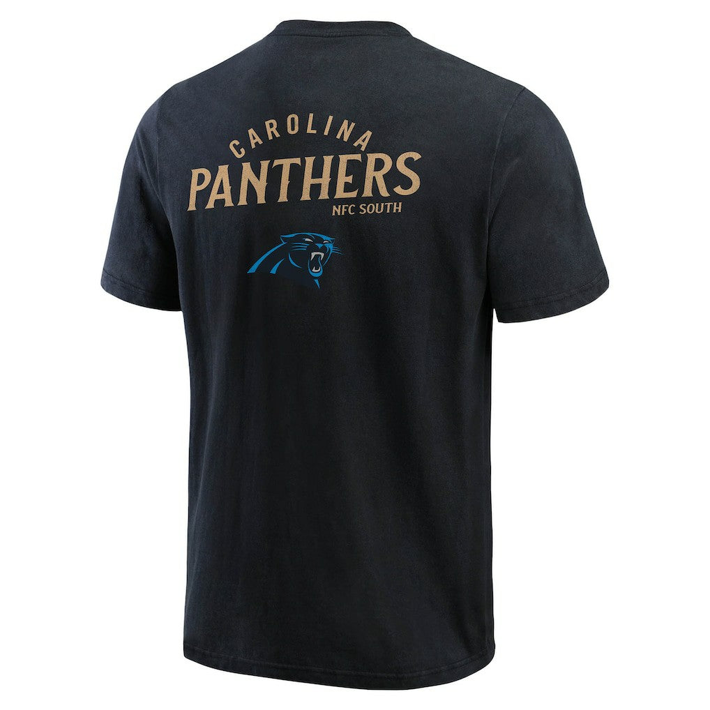 Darius Rucker Collection Washed Henley T-Shirt - Carolina Panthers T-shirts