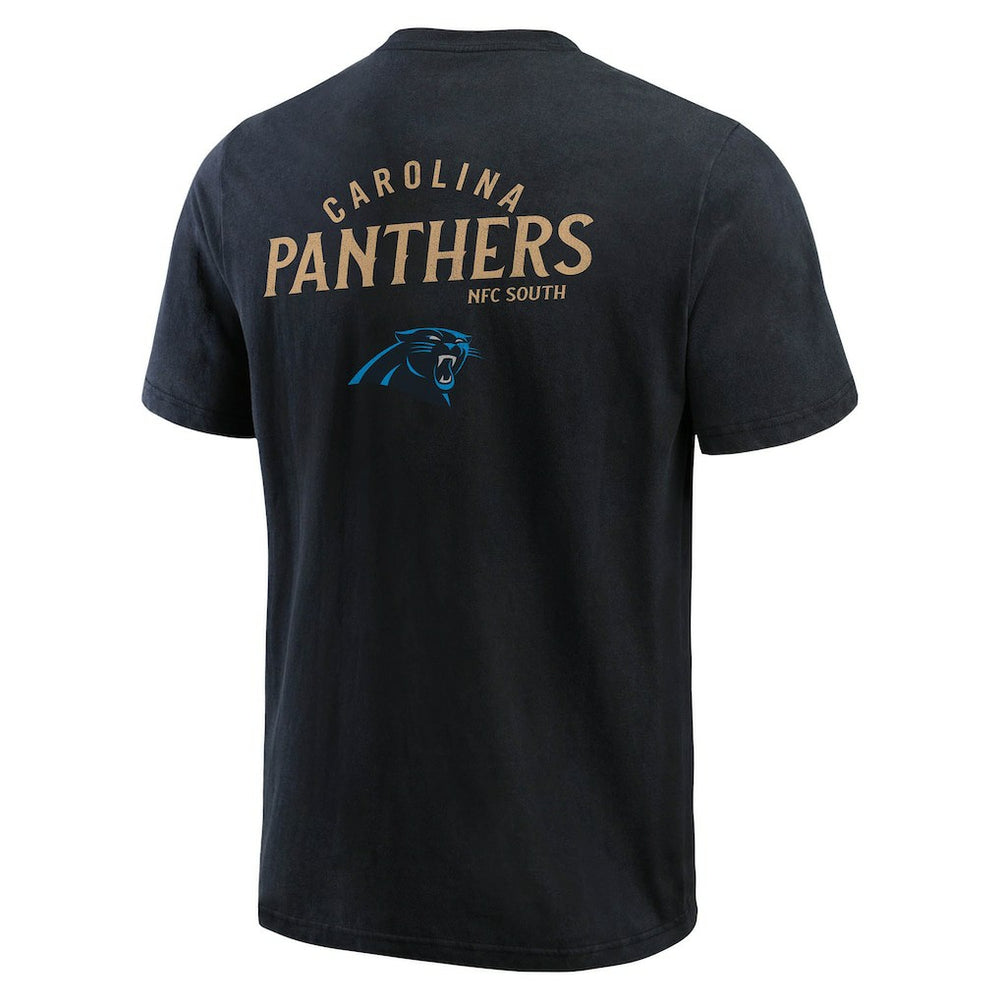 Darius Rucker Collection Washed Henley T-Shirt - Carolina Panthers T-shirts