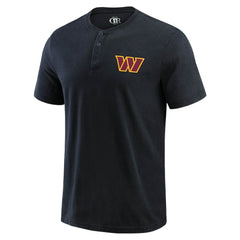 Darius Rucker Collection Washed Henley T-Shirt - Washington Commanders T-shirts
