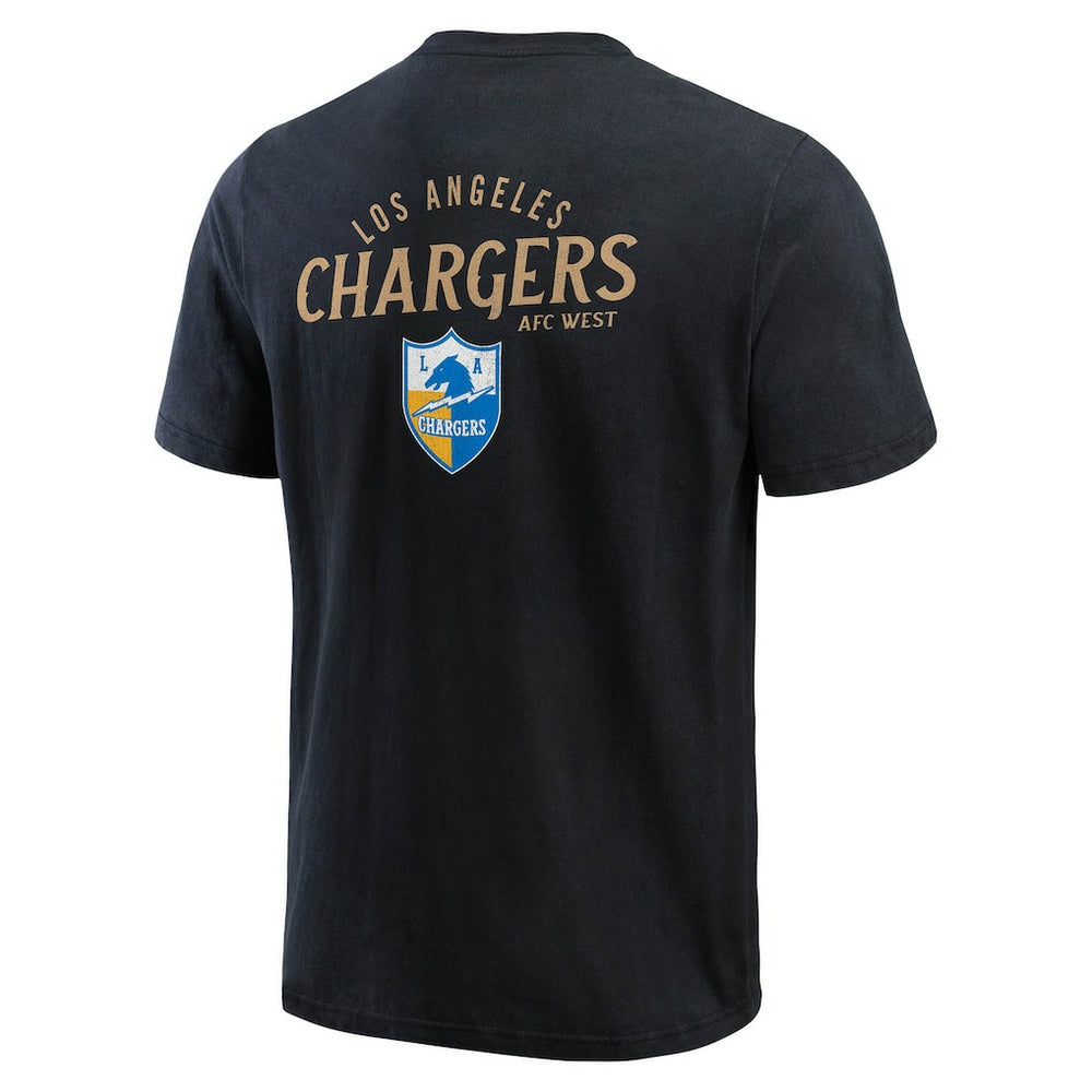 Darius Rucker Collection Washed Henley T-Shirt - Los Angeles Chargers T-shirts