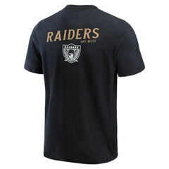 Darius Rucker Collection Washed Henley T-Shirt - Las Vegas Raiders T-shirts