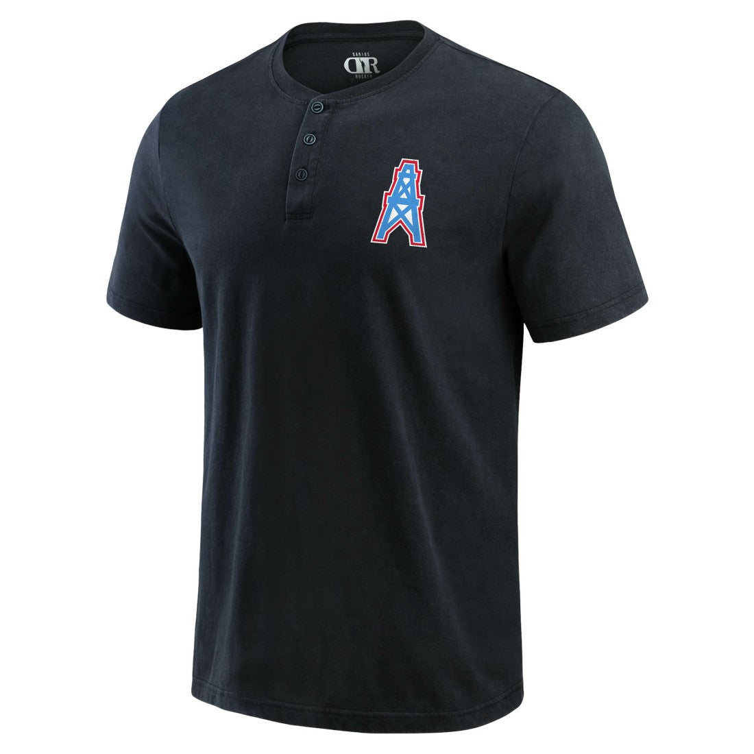 Darius Rucker Collection Washed Henley T-Shirt - Tennessee Titans T-shirts