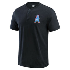 Darius Rucker Collection Washed Henley T-Shirt - Tennessee Titans T-shirts